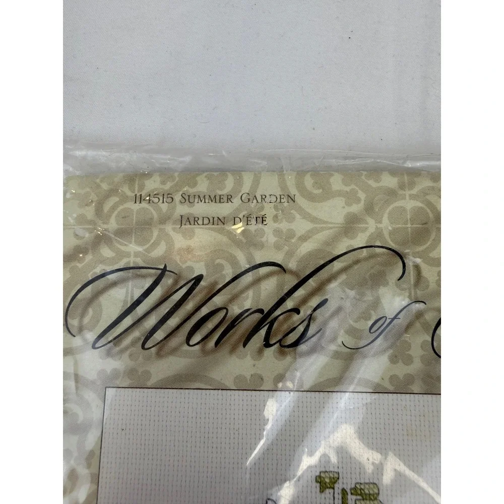 Leisure‎ Arts Works of Heart Summer Garden Cross Stitch Kit 114515
